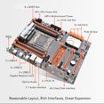 thumbnail image 4 of Motherboar, PC Motherboard 7.1 Track 32GB/s M.2 LGA 2011  for Desktop, 4 of 8