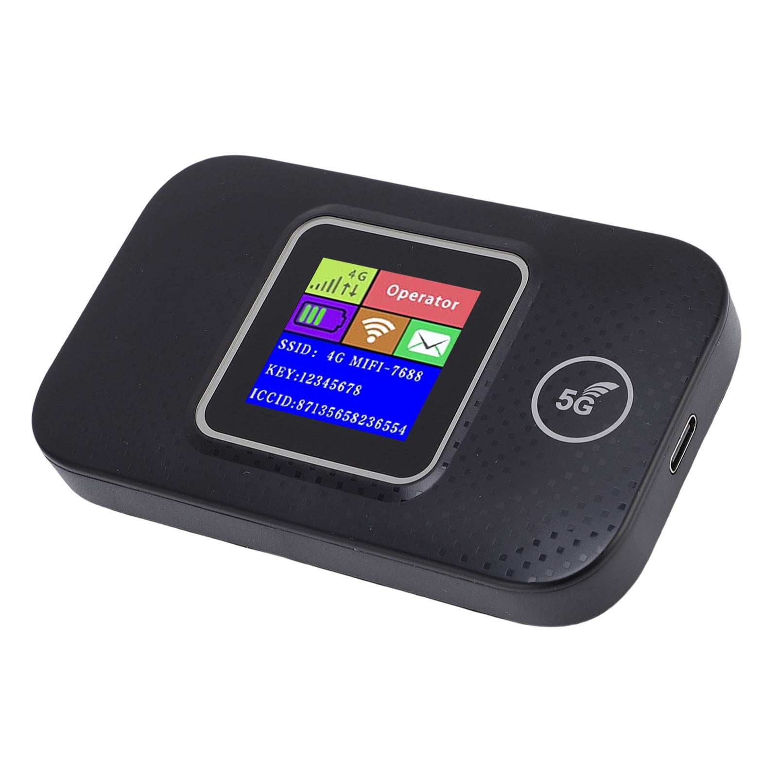 Mobile WiFi Hotspot, High Speed 4G LTE Mobile WiFi Hotspot 3000mAh Battery Stable with SIM Card Slot for Outdoor