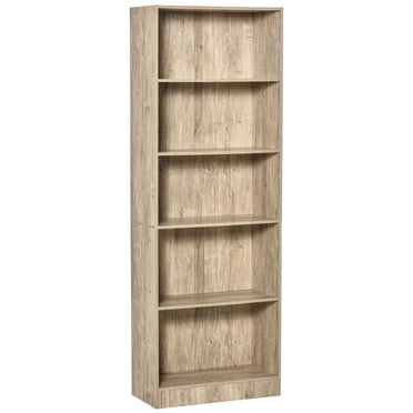 HOMCOM Bibliothèque à 5 Niveaux Unité d'Exposition Armoire de Rangement Tablette Ajustable