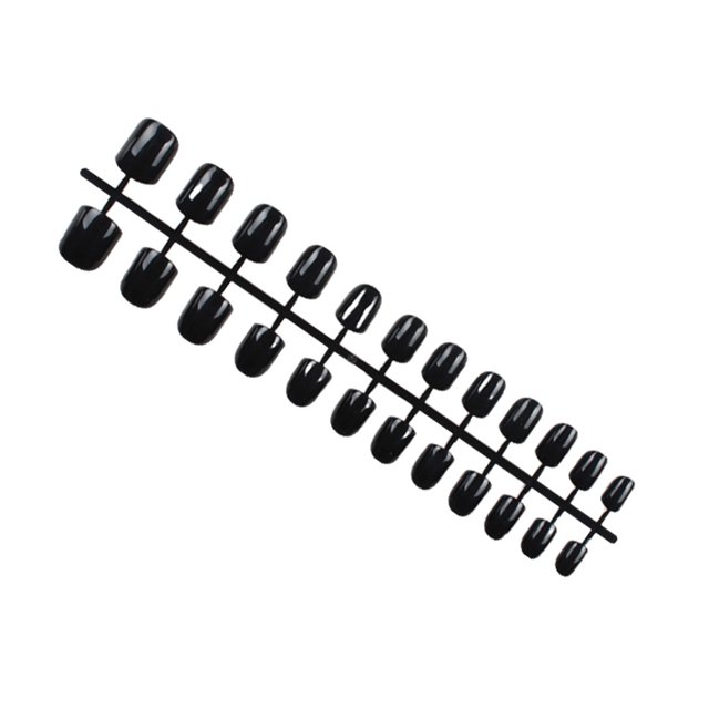 24 Pack Macaroon Solid Colorful Press on Nails Artificial False DIY Durable French Graceful Colorfast Acrylic Nail for Manicure Salons 1