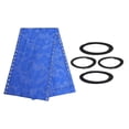 thumbnail image 2 of serony recliner Replacement Fabric Waterproof Replacement Fabric for Lawn Back Yard Blue Flower + Rope, 2 of 7