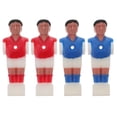 thumbnail image 1 of KAKOWELY 4Pcs Rod Soccer Foosball Table Football Man Soccer Player Replacement Parts for 1.4M Table Football (2pcs Red and 2pcs Blue),4.33"X1.46"X0.63", 1 of 4