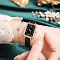 thumbnail image 3 of Women Watch Vintage Women Watch Vintage Simple Women Watch Rectangle Watch Watch Small Elegant Vintage Simple Style Rectangle Stainless Steel Fashionable Wristwatch For Women, 3 of 5