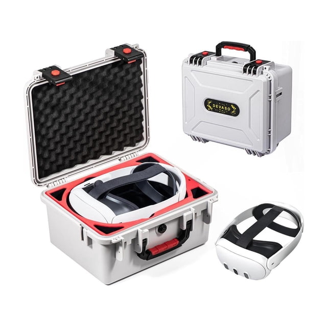 Carrying Case for Meta Quest 3, Hard Protective Case for Quest 3 VR Gaming Headset and Controllers Accessories, Suitable for Home Storage and Travel