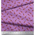 thumbnail image 2 of Soimoi Cotton Voile Fabric Guitar Musical Instrument Print Fabric by The Yard 42 Inch Wide, 2 of 3