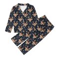 thumbnail image 1 of Ensemble de Pyjama Familial Assorti pour Hommes, Haut à Manches Longues et Pantalon, 2 Pcs, 1 of 3