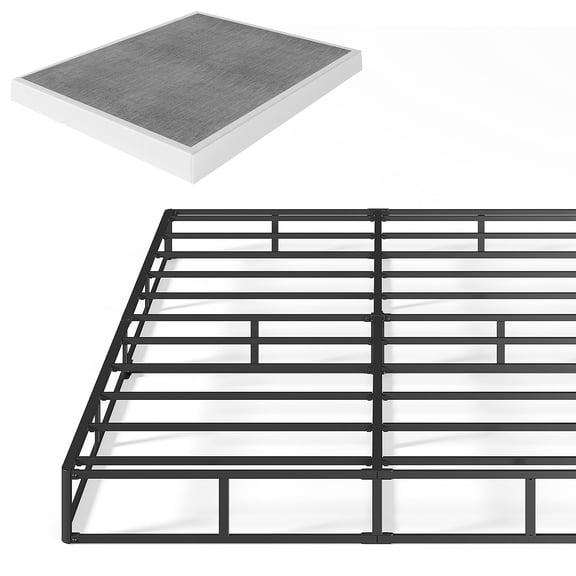 QFTIME Sommier Très Grand en Métal de 9 Pouces, Base de Matelas, Robuste, Assemblage Facile