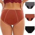 thumbnail image 2 of Culottes Menstruelles pour Femmes Flux Abondant, Culottes Réutilisables Anti-Fuites Post-Partum pour Incontinence Menstruelle 3 Pcs, 2 of 8