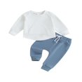 thumbnail image 1 of Long Sleeve  Neck Pocket Sweatshirt Pants for Boys in Autumn, 1 of 8