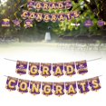thumbnail image 1 of Graduation Decorations 2026 Set Black Gold, Congrats Grad Decor Set with Banner Backdrop Porch Sign,Hanging Swirls Honeycomb Centerpieces Balloons for Grad Party Decorations, 1 of 8