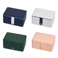 thumbnail image 2 of Xingzhi Jewelry Storage Box PU Leather Big Portable for Jewellery Care Rings Girls Green, 2 of 9
