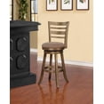 thumbnail image 2 of Tabouret de bar pivotant en bois Skye, 2 of 5