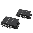 thumbnail image 2 of 4 Channel Video Splitter, 4 Channel CCTV Video Multiplexer,Video Splitter with Analog Color Quad Processor,2 * video splitter,Black, 2 of 8