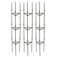 thumbnail image 2 of Walfront Tomato Cage Adjustable 3-Piece Steel Triangular Plant Support Tower, 2 of 7