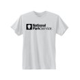 thumbnail image 1 of Hanes Mens Graphic Tee, 3XL, National Park Service/Light Steel, 1 of 1