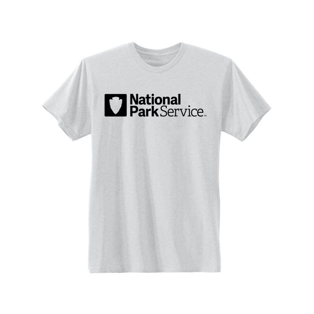 Hanes Mens Graphic Tee, 3XL, National Park Service/Light Steel
