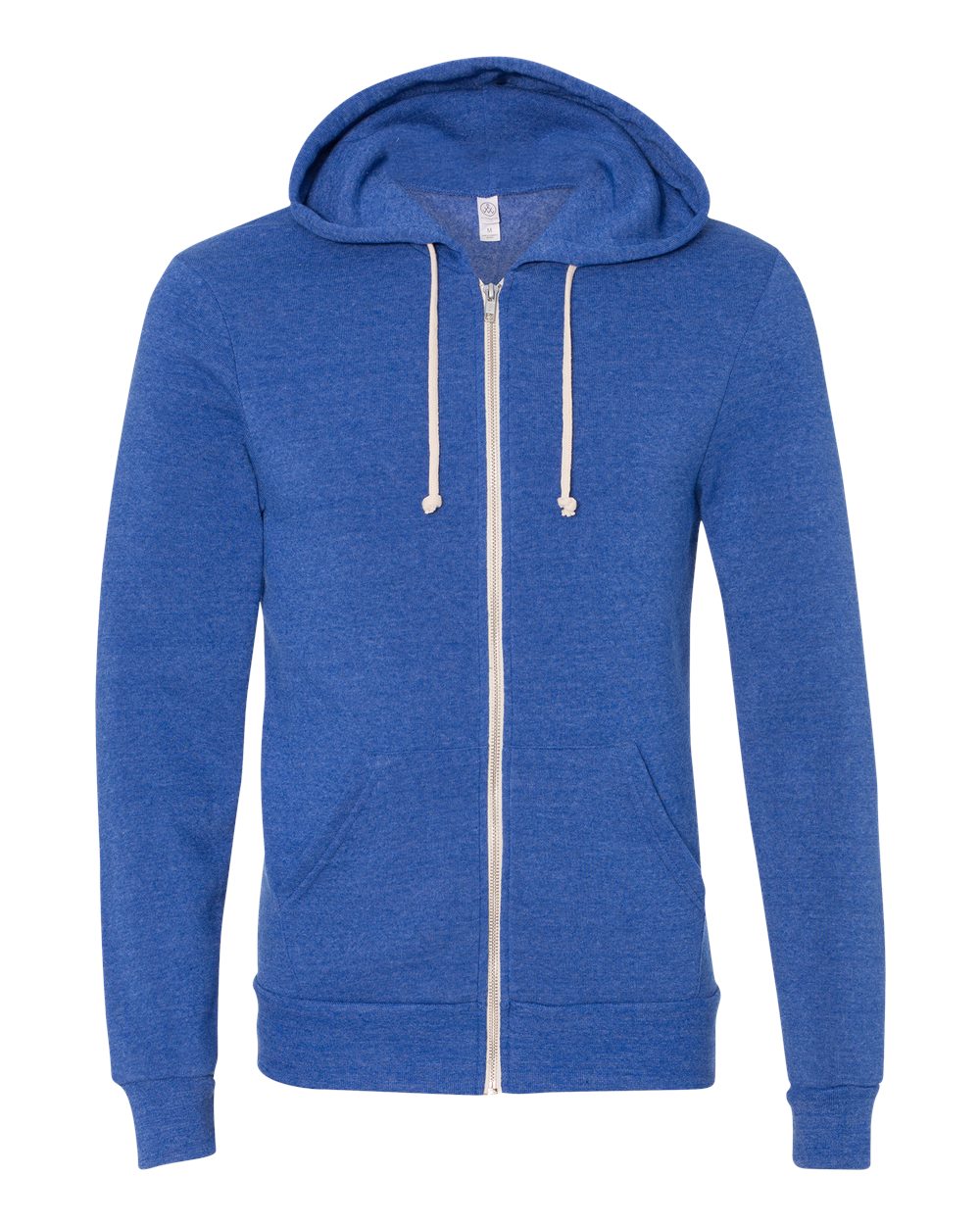 Rocky Eco-Fleece Full-Zip Hooded Sweatshirt, M, Eco True Pacific Blue