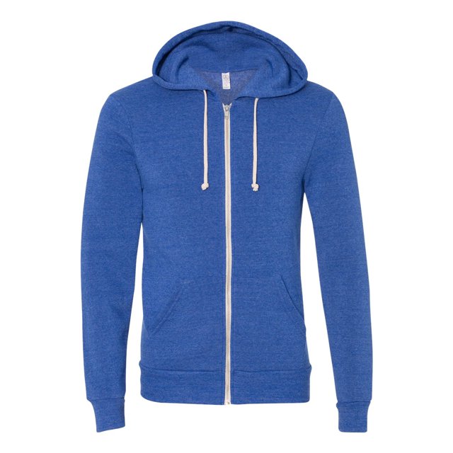 Rocky Eco-Fleece Full-Zip Hooded Sweatshirt, L, Eco True Pacific Blue