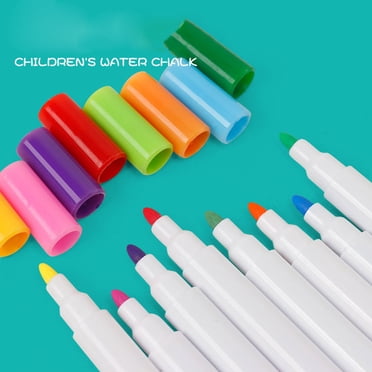 LSLJS 12 Colour Set Of Colour Repeatable Water Soluble Brush Water-Based Chalk 70ML, Home Accessories