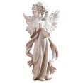 thumbnail image 3 of Cute Praying Angel Statue All White Design with Intricately Sculpted for Friend Family Neighbors Gift, 3 of 4