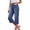 Blue Capri Pants for Women, variant on CFLVAEK Denim Capris for Women Loose Fit Straight Wide Leg Jean Capri Pants with Pockets Trendy Mid Waisted Cropped Pant Light Blue XXL