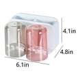 thumbnail image 3 of Birdeem Toothbrush Cup Holder Set for Bathrooms Toothbrush Holder Wall Mounted with Cup Dispenser with Toothbrush Cup Tray Bathroom Toothbrush Toothpaste Dispenser, 3 of 12