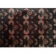thumbnail image 4 of oneOone Cotton Silk Fabric Leaves & Floral Block Printed Craft Fabric BTY 42 Inch Wide, 4 of 4