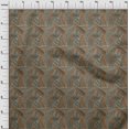 thumbnail image 4 of oneOone Polyester Spandex Brown Fabric Tribal Sewing Craft Projects Fabric Prints By Yard 56 Inch Wide, 4 of 4