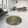 thumbnail image 4 of Ahgly Tapis Rectangulaire Lavable en Machine Intérieur Transitionnel Vert Armée, 7 Pieds x 10 Pieds, 4 of 7