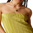 thumbnail image 4 of Solid Color Pleated Summer Dress for Women, 4 of 6