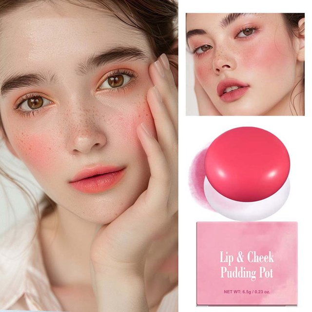 WIFKLSIIPG Éclat avec Notre Boue à Lèvres Joue pour un Style Naturel