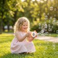 thumbnail image 4 of HTHLVMD Yard Game, Party Bubble Machine, Light-Up Bubble Device, Animal Captain Bubble Blower With Lights, Rechargeable Boat-Style Bubble Maker, Includes Charging Cable & Bubble Solution, Green, 4 of 7