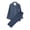 Navy, variant on LSLJS Men's Pajama Sets Casual Homewear Long-Sleeve Tops Trousers Turndown Collar Night Pajamas Suits, Mens Sleepwear Gifts for Men