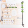 thumbnail image 2 of lionlar Busy Board DIY Accessories Basic Skill Sensory Toy Learning Activities Board Toy Green, 2 of 5