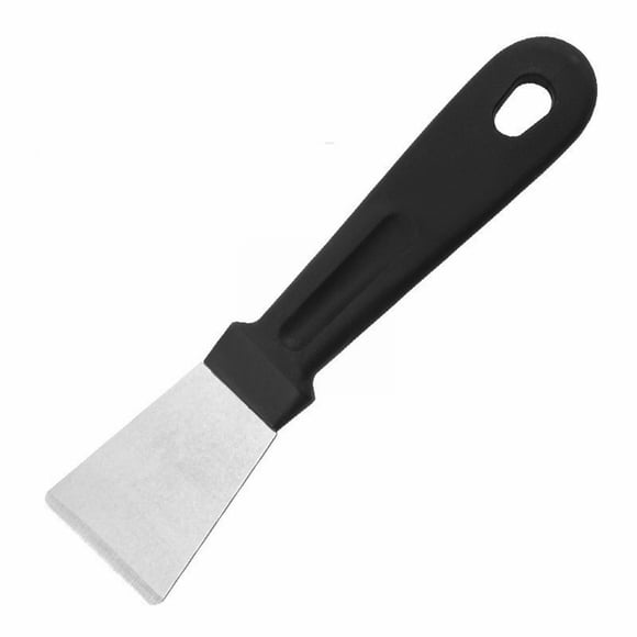 Cleaning Scraper, Scraper for Ovens Stoves Induction, Stainless Scraper with Plastic Handle for Kitchen - 1 Pack