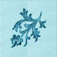 thumbnail image 1 of Ahgly Company Tapis d'Intérieur Lavable à la Machine, Carré, Transitionnel, Bleu Électrique, Tapis de Zone, 5 Pieds Carré, 1 of 7