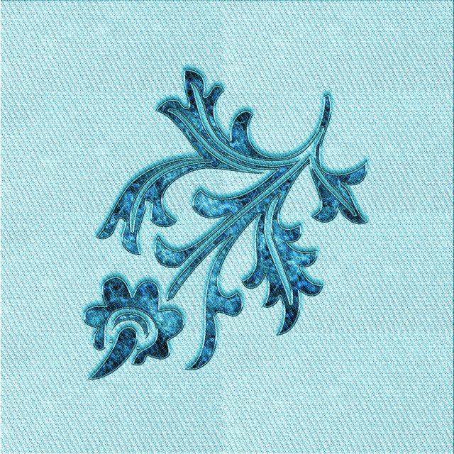 Ahgly Company Tapis d'Intérieur Lavable à la Machine, Carré, Transitionnel, Bleu Électrique, Tapis de Zone, 5 Pieds Carré