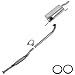 thumbnail image 3 of Northeastern Exhaust | Stainless Steel Resonator, Muffler Exhaust System Kit Compatible for Toyota Camry 1994-1995 2.2L | Free Gaskets and Clamp Included | Automotive Replacement Part, 3 of 4