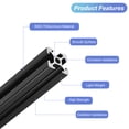 thumbnail image 3 of Unique Bargains 2020 T Slot Aluminum Extrusion 200mm(7.9 Inch) Black for 3D Printer Laser Engraving Machine 10 Pcs, 3 of 6