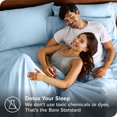 thumbnail image 4 of Bare Home Pillowcase Set - Premium 1800 Collection - Double Brushed - Ultra Soft - Standard Size, Light Blue, 4 Count, 4 of 7