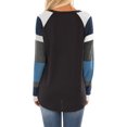thumbnail image 3 of T-shirt Manches Longues Col Rond Noir pour Femme, 3 of 3