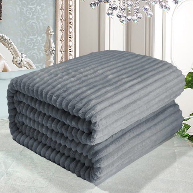 Chmadoxn Couverture, couverture Douce et Épaisse à Double Couche en Raschel, un Incontournable pour Se Réchauffer en Hiver, Adaptée aux Lits, Canapés et Autres Scènes, Offrant un Confort Ultime, Couverture de Chambre