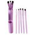 thumbnail image 2 of Fankiway Makeup Eye Eyeshadow Brush Brushes Cosmetic Set+Round Tube 5Pcs Makeup Brush Set Makeup Brushes Kit Set, 2 of 4