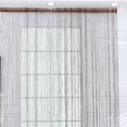 thumbnail image 3 of Homeholiday 200cm x 100cm Door Window Solid String Curtain Strip Tassel Drape Divider Sheer Home Decoration Valance, 3 of 8