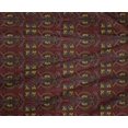 thumbnail image 4 of oneOone Polyester Lycra Fabric Stripe|Leaves & Floral Block Printed Craft Fabric BTY 56 Inch Wide, 4 of 4