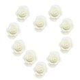 thumbnail image 3 of GUOOL Pack of 100 Artificial Roses DIY Wedding Valentine's Day Bouquets Hairband Cream, 3 of 5