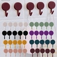 thumbnail image 1 of Vaidha 5-Pack Adhesive Wall Hooks For Bathroom And Kitchen - No-Drill Damage- Installation - Strong Adhesive 360 Rotation - Ideal For Hanging Towels Utensils, 1 of 6