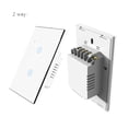 thumbnail image 1 of Riwcyla WiFi Panel Switch Home Smart Switch Panel LED Indicator Light Tempered Glass Panel Light Switch Work with App Wall Smart Switch, 1 of 6