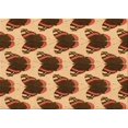 thumbnail image 1 of Ahgly Company Machine Washable Indoor Rectangle Transitional Yellow Orange Area Rugs, 2' x 5', 1 of 7