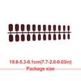 thumbnail image 3 of 1 Set Glue on Nails Stick Wraps Medium Length Files Stick Full Cover Wraps Art Decals Artificial Beauty Tool Manicure Kit Decorations 7, 3 of 6